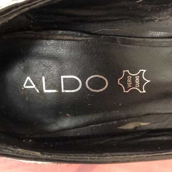 Zebra cow leather black & white point toe shoes - Picture 4 of 6